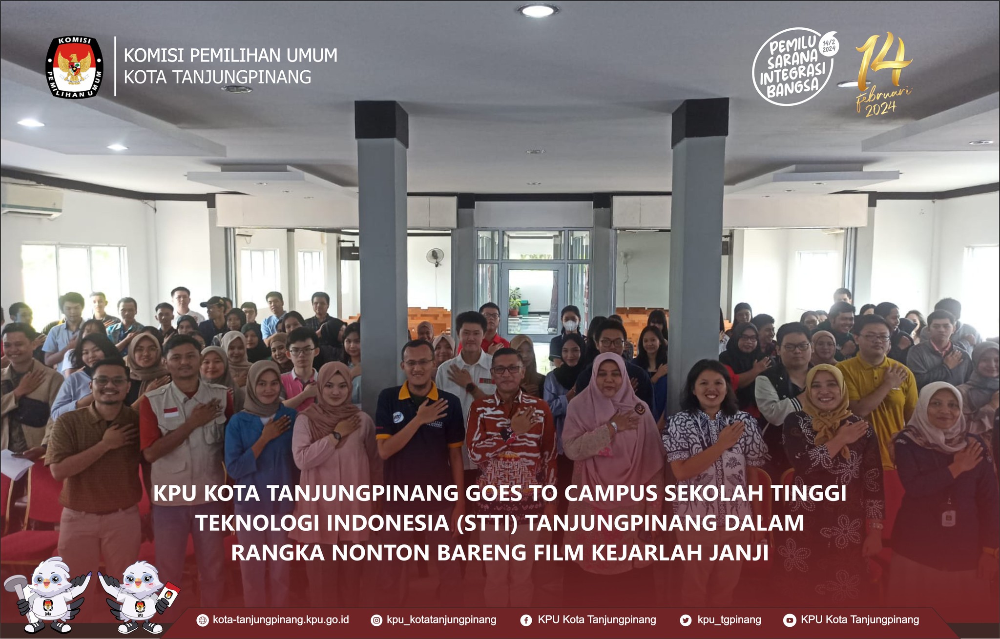 KPU Goes To Campus - Nobar Film "Kejarlah Janji"- Minggu (28/10/23)