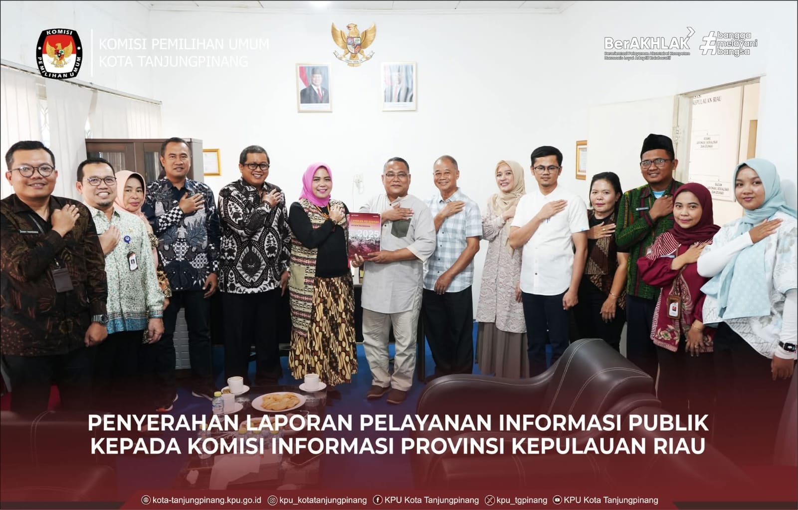 Laporan Tahunan PPID KPU Kota Tanjungpinang ke Komisi Informasi Provinsi Kepulauan Riau