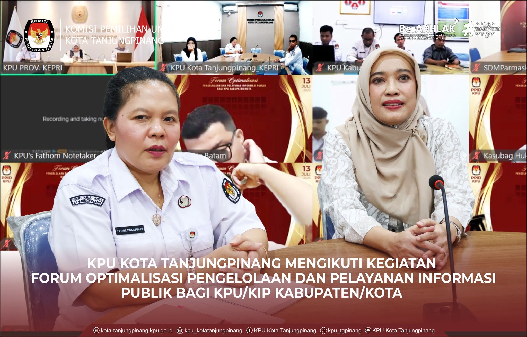 Forum Optimalisasi Pengelolaan dan Pelayanan Informasi Publik bagi KPU/KIP Kabupaten/Kota